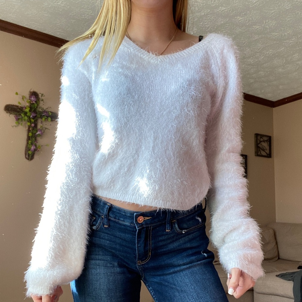 Fluffy Hollister Sweater